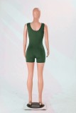 Fruit green Fashion Sexy Solid Polyester Sleeveless Slip