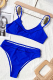 Black Fashion Sexy Solid Backless Swimwears