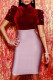 Wine Red Fashion Casual Solid Pearl Turtleneck Tops
