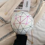 White Fashion Casual Print Messenger Bag