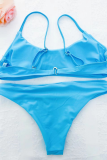 Leopard Print Sexy Print Solid Split Joint Swimwears