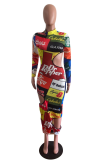 Colour Sexy Hollowed Out Half A Turtleneck Pencil Skirt Dresses
