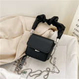 Red Fashion Casual Solid Chain Crossbody Bag