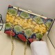 Yellow Fashion Print Chain Strap Messenger Bag
