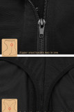 Black Sexy Zipper Hip Lift Hollow-out Panties