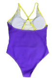 Multi-color Sexy Patchwork Hollowed Out Swimwears
