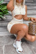 White Sexy Solid Hollowed Out Without Belt Turtleneck Sleeveless Dress