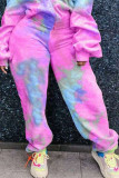 Orange Daily Tie Dye Without Belt Harlan Mid Waist Bottoms