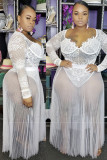 Black adult Sexy Fashion V Neck Two Piece Suits Floral lace Lace Trim