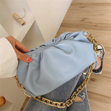 Yellow Fashion Casual Solid Messenger Bag