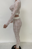 Red Sexy Patchwork See-through V Neck Long Sleeve Two Pieces