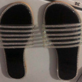 Black Fashion Casual Split Joint Slippers