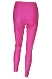Rose Red Sexy Print Bandage Pencil Bottoms