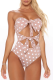 Grey Sexy Dot Hollowed Out Swimwears
