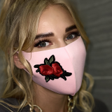 Pink Fashion Casual Print Face Protection