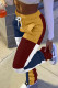 Yellow Sportswear Patchwork Mid Waist Bottoms