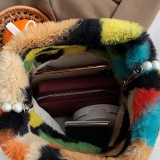 colour Fashion Casual Tie Dye Crossbody Bag