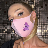 Pink Fashion Casual Print Face Protection