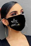Black Fashion Casual Print Face Protection