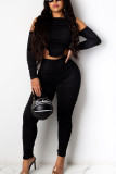 Grey Fashion Sexy Adult Polyester Solid Fold Halter Skinny Jumpsuits