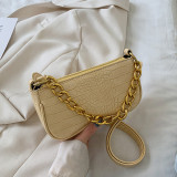 Purple Fashion Casual Solid Shoulder Bags