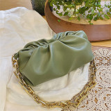 Yellow Fashion Casual Solid Messenger Bag