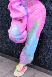 Orange Daily Tie Dye Without Belt Harlan Mid Waist Bottoms