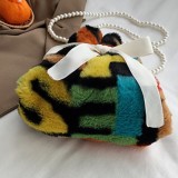 colour Fashion Casual Tie Dye Crossbody Bag