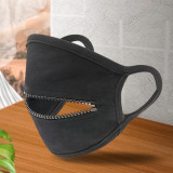 Red Fashion Casual Zipper Design Face Protection