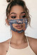 Dark Gray Fashion Sweet Cute Mixed Printing Face Protection