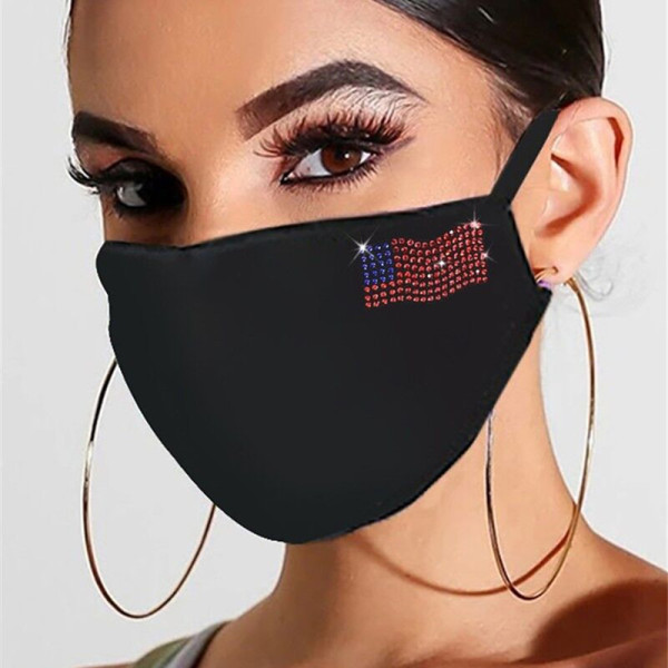 Black Fashion Casual Print Face Protection