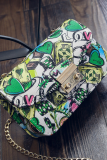 Red Daily Mixed Printing Print Bag Accessories