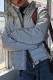 Grey Street Solid Turndown Collar Outerwear
