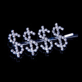 Silver Fashion Casual Letter Hairpin （One Piece）