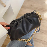 Yellow Fashion Casual Solid Messenger Bag