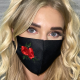 Black Fashion Casual Print Face Protection