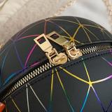 White Fashion Casual Print Messenger Bag
