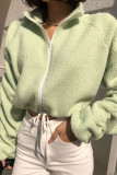 Grey Casual Solid Patchwork O Neck Mid Waist Tops