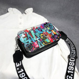 Pink Fashion Geometric Print Bag Accessories