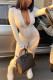 Apricot Sexy Letter Embroidered Patchwork O Neck Regular Jumpsuits