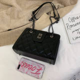White Fashion Casual Solid Crossbody Bag