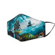 Green Fashion Casual Print Face Protection