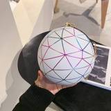 White Fashion Casual Print Messenger Bag