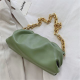Yellow Fashion Casual Solid Messenger Bag