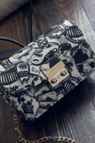 Red Daily Mixed Printing Print Bag Accessories