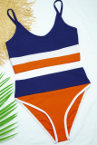 Pink Sexy Solid Split Joint Swimwears