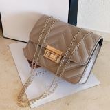 Black Fashion Casual Solid Crossbody Bag