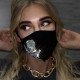 Black Fashion Casual Print Face Protection