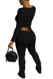 White Fashion Casual Adult Patchwork Solid Patchwork Draw String V Neck Long Sleeve Regular Sleeve Short Two Pieces