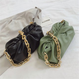 Yellow Fashion Casual Solid Messenger Bag